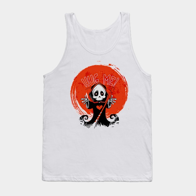 death says hug me !! Tank Top by Design Knight